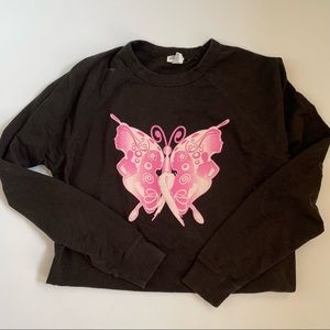 Hard Rock Cafe kawaii pink sweatshirt